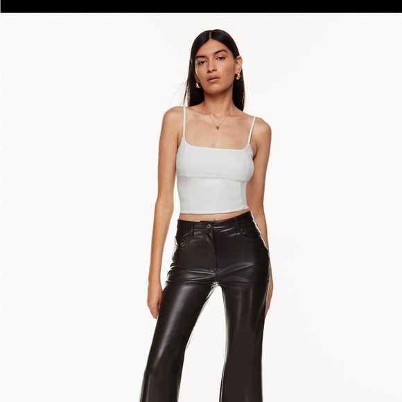 Aritzia Wilfred Basel Bustier Green - Picture 8 of 9